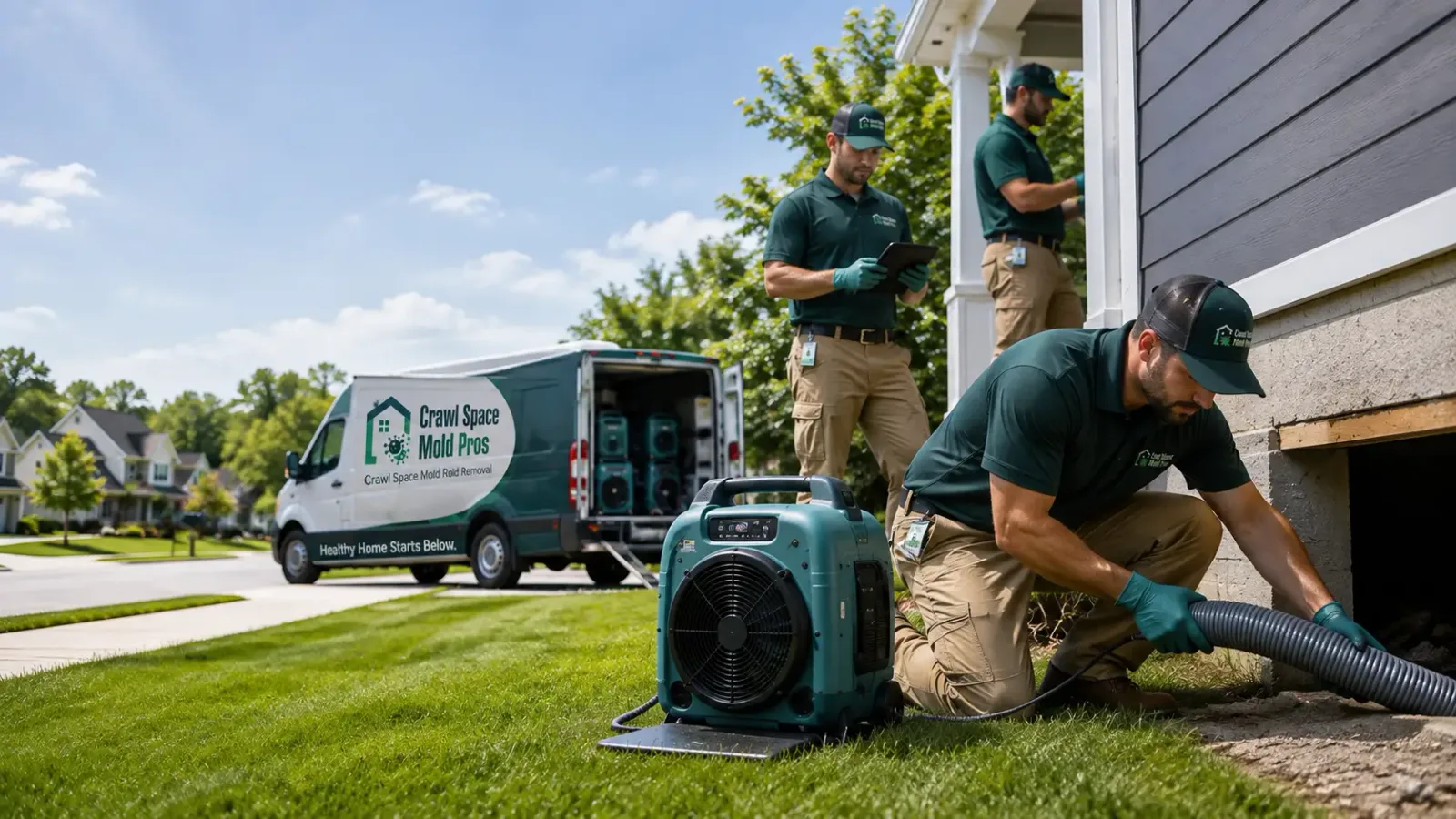 Crawl Space Mold Removal in Beale Afb, CA